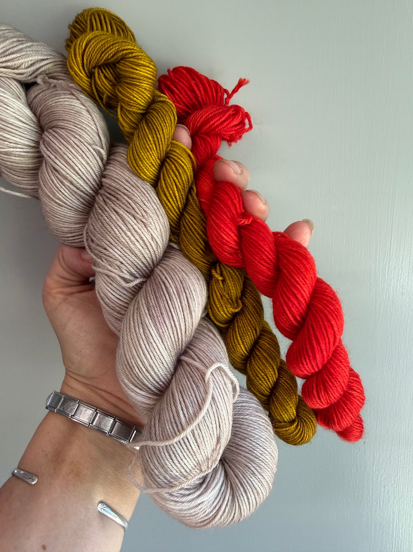 Week 1- Northern Flicker with Pickle Juice and Memories mini skeins