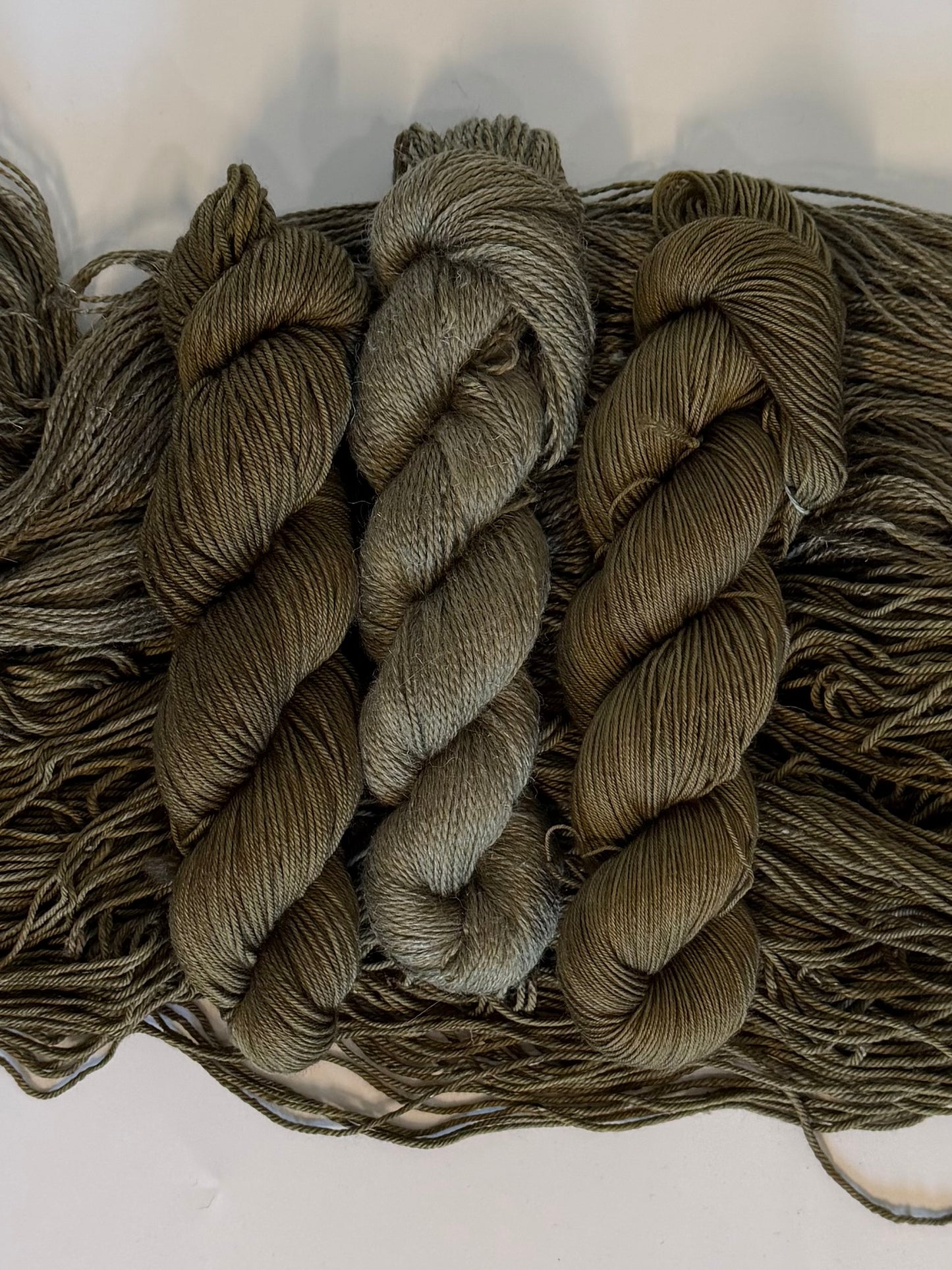 Olive Egger - Hand dyed yarn - Pre Order - Homestead Collection - Sweet Pea & Sparrow