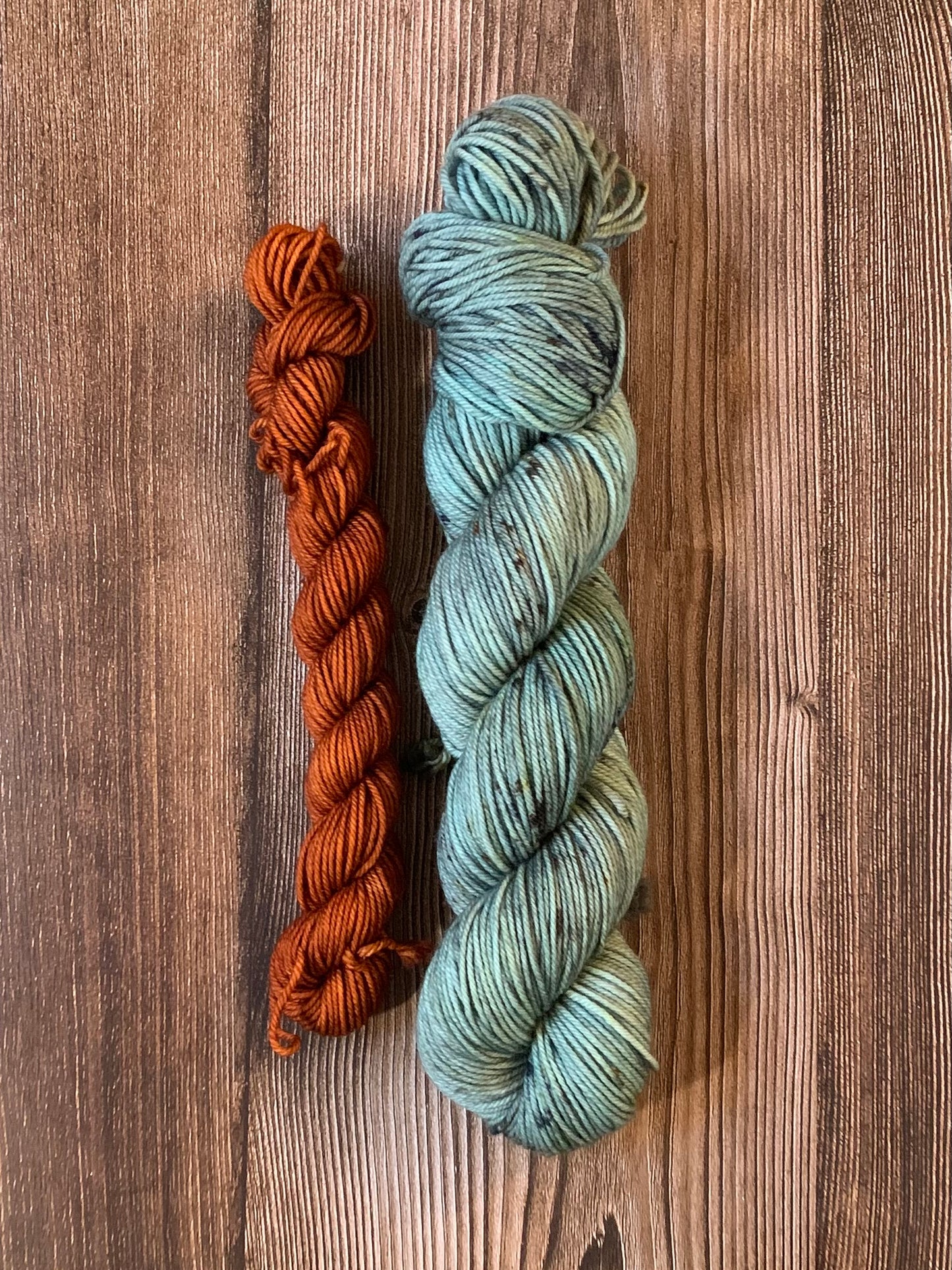 Sweater Weather & Stag- Sock Set- Collab with K by K Collections - Dyed to Order - Sweet Pea & Sparrow Hand Dyed Yarns