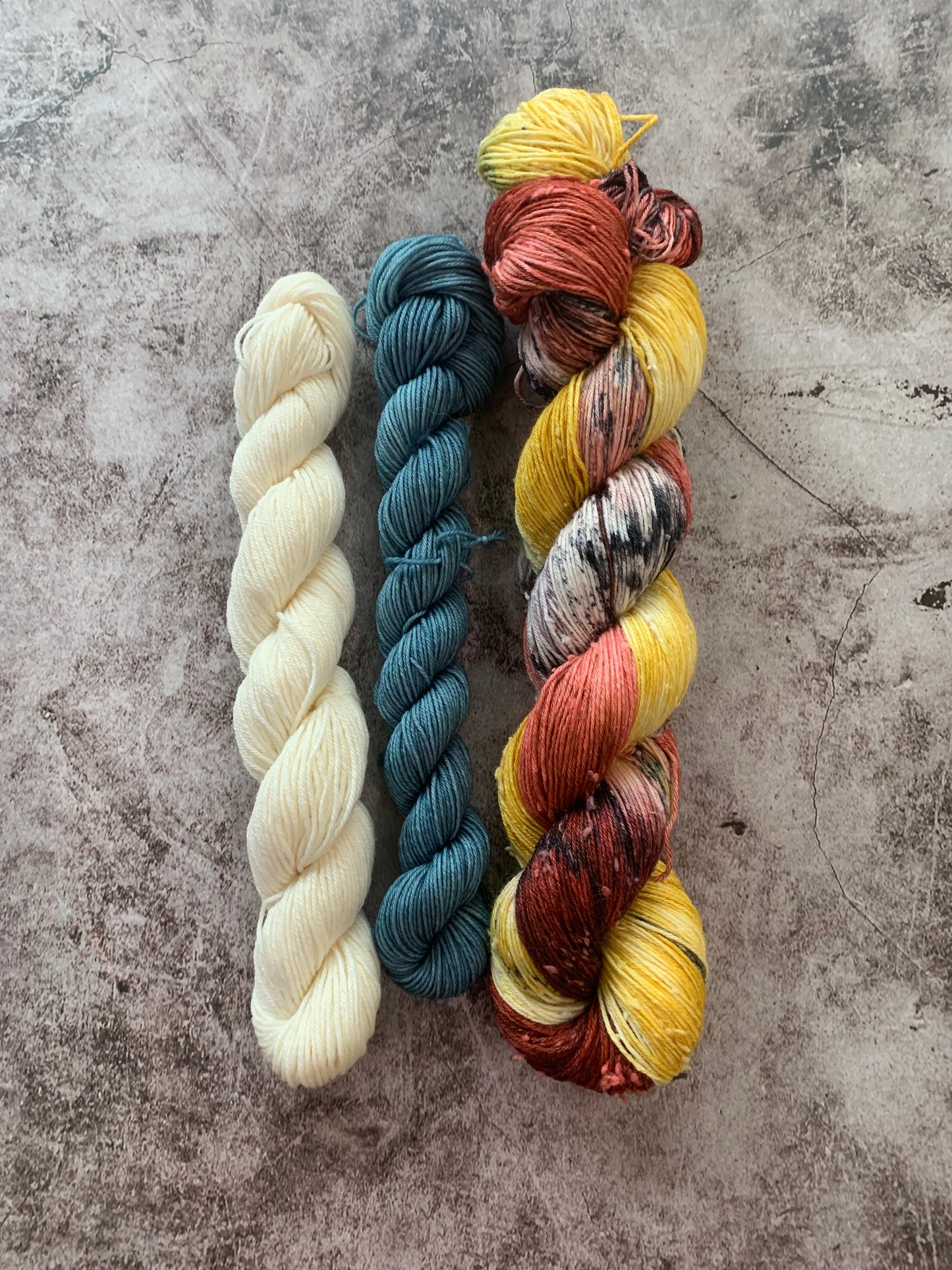Off With Her Head - Sock Set- Dyed to Order - Sweet Pea & Sparrow Hand Dyed Yarns