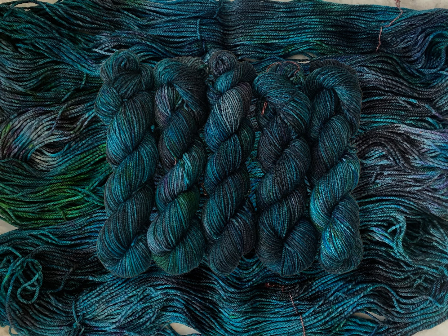 Rooster Tail- Dyed to Order - Sweet Pea & Sparrow Hand Dyed Yarns
