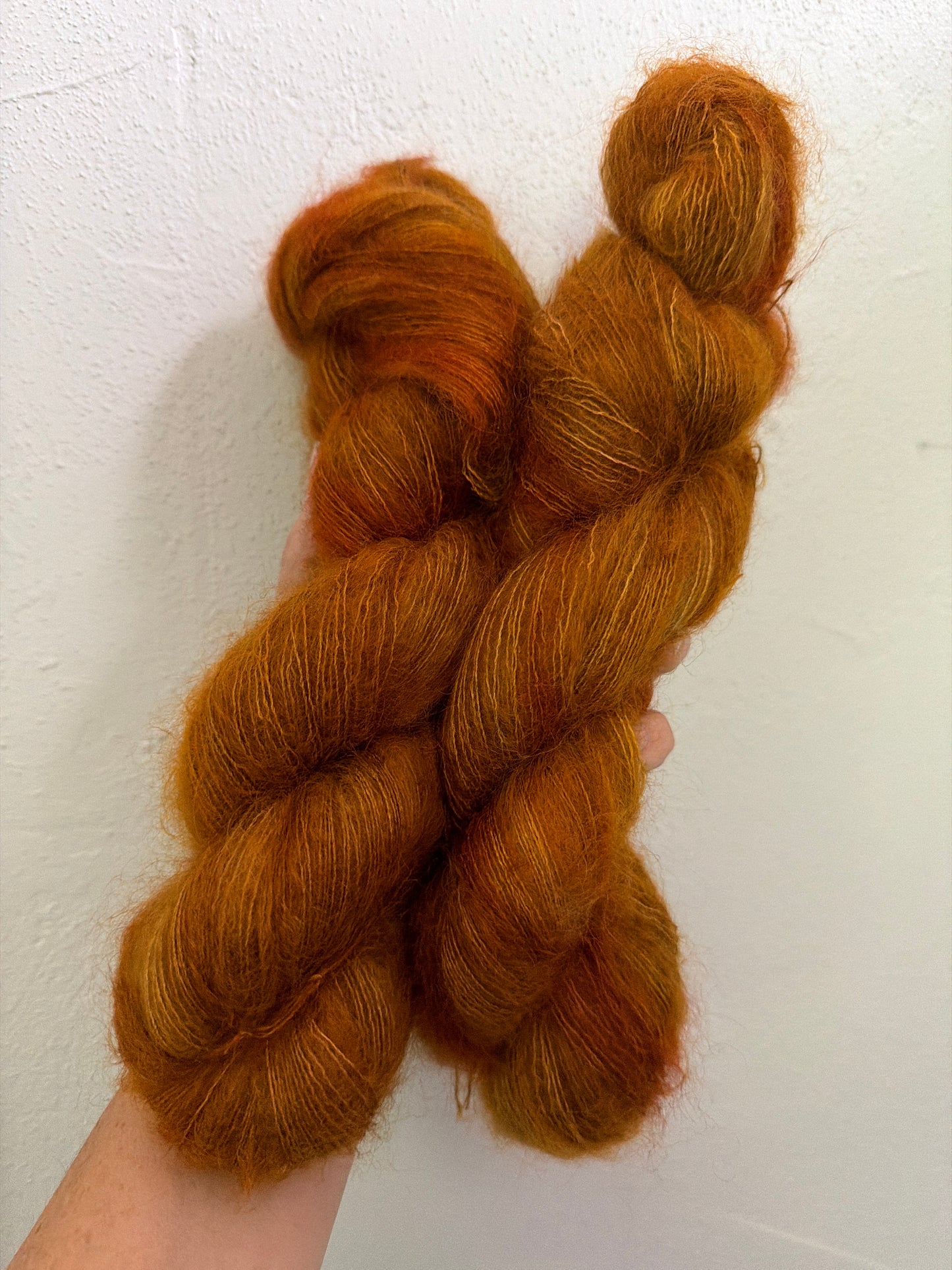 Toffee on Mohair