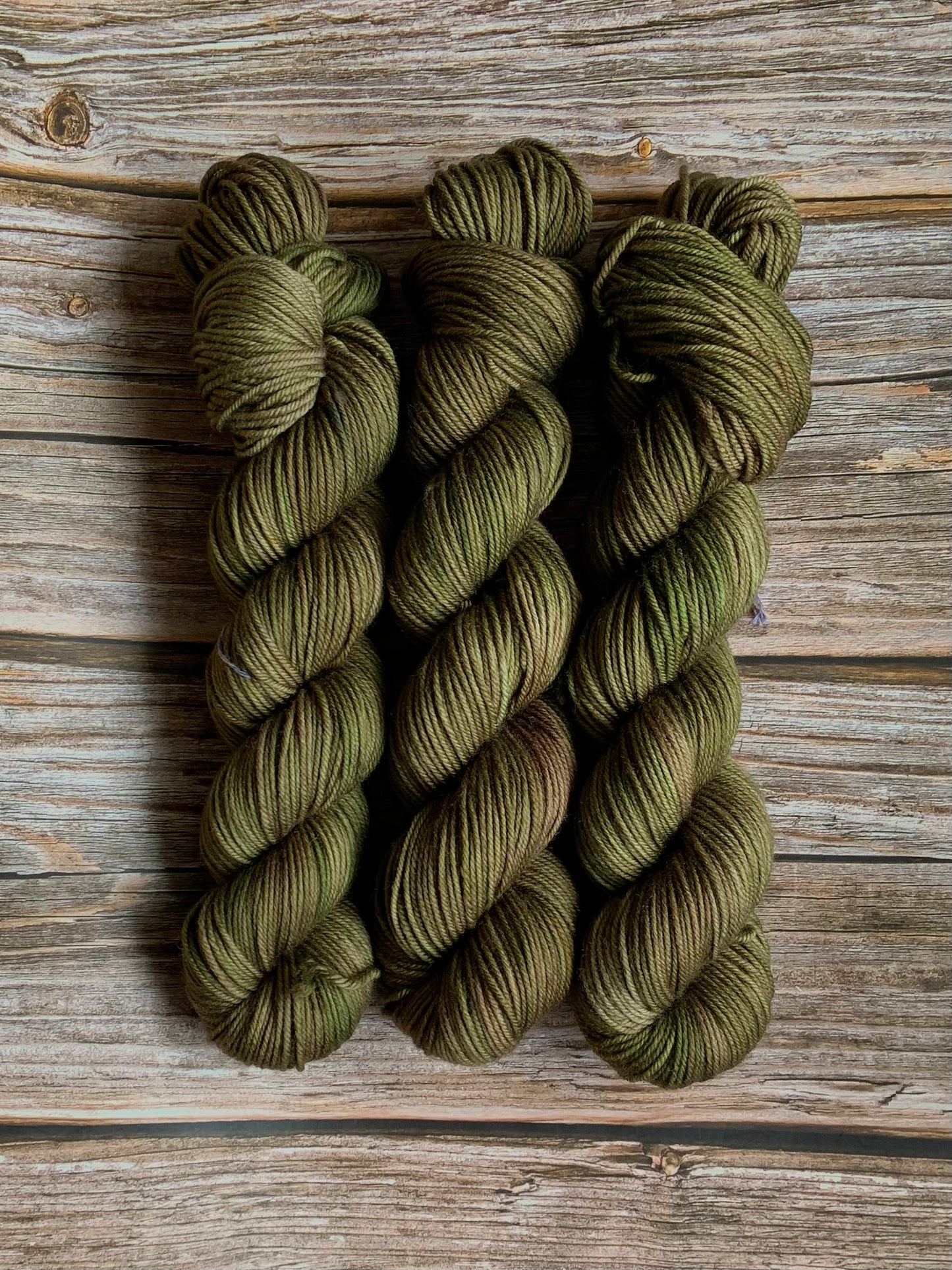 Olive Sparrow - Dyed to Order - Sweet Pea & Sparrow Hand Dyed Yarns