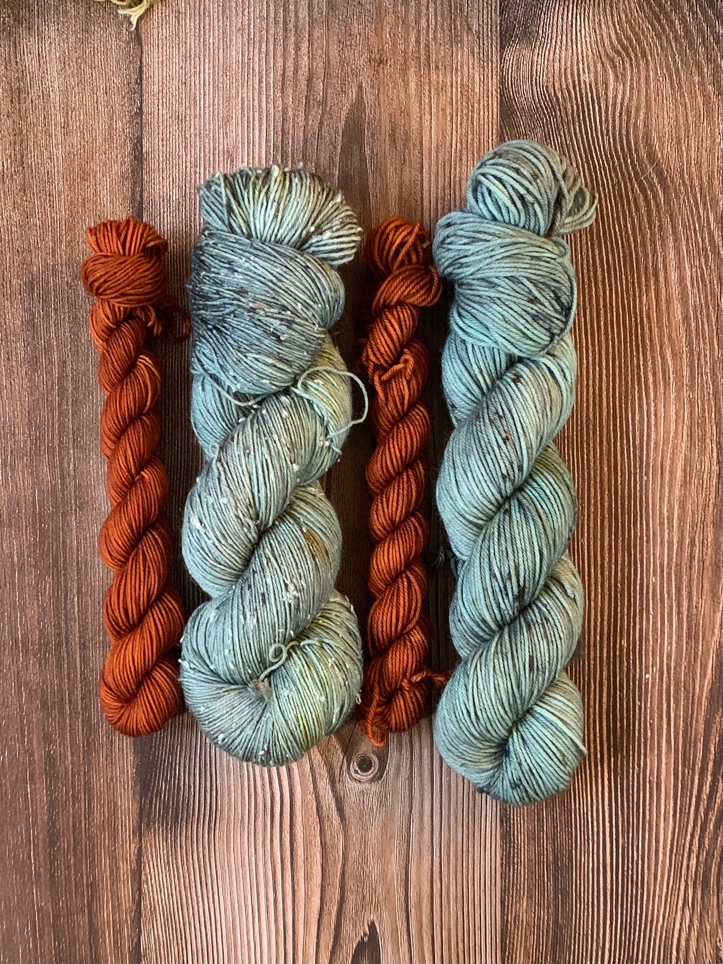 Sweater Weather & Stag- Sock Set- Collab with K by K Collections - Dyed to Order - Sweet Pea & Sparrow Hand Dyed Yarns