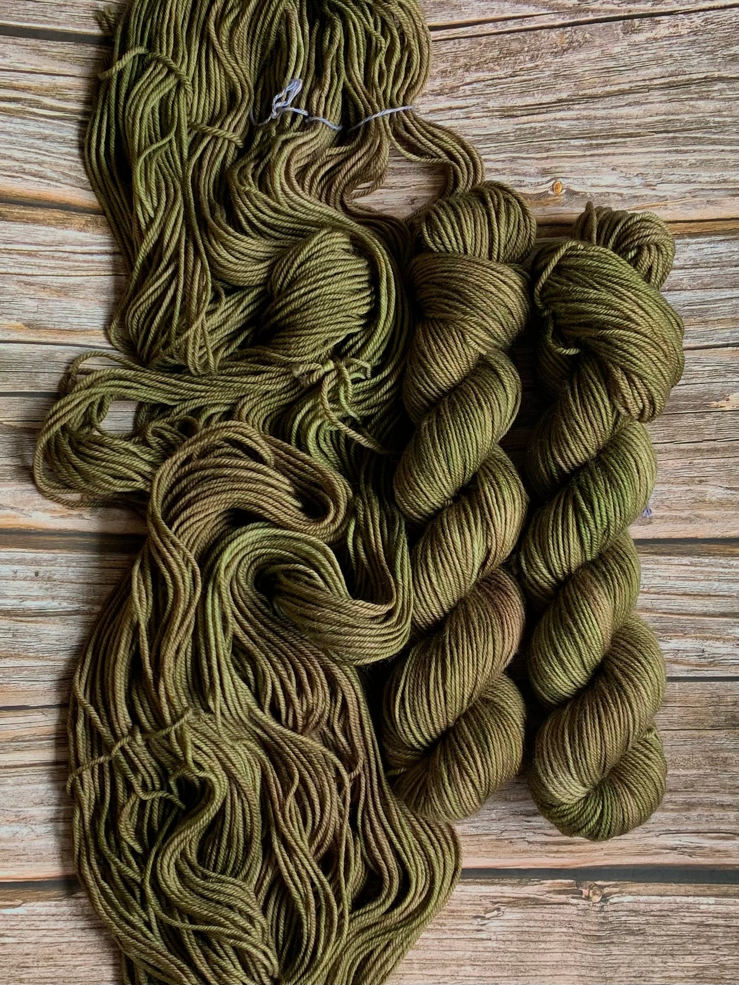 Olive Sparrow - Dyed to Order - Sweet Pea & Sparrow Hand Dyed Yarns