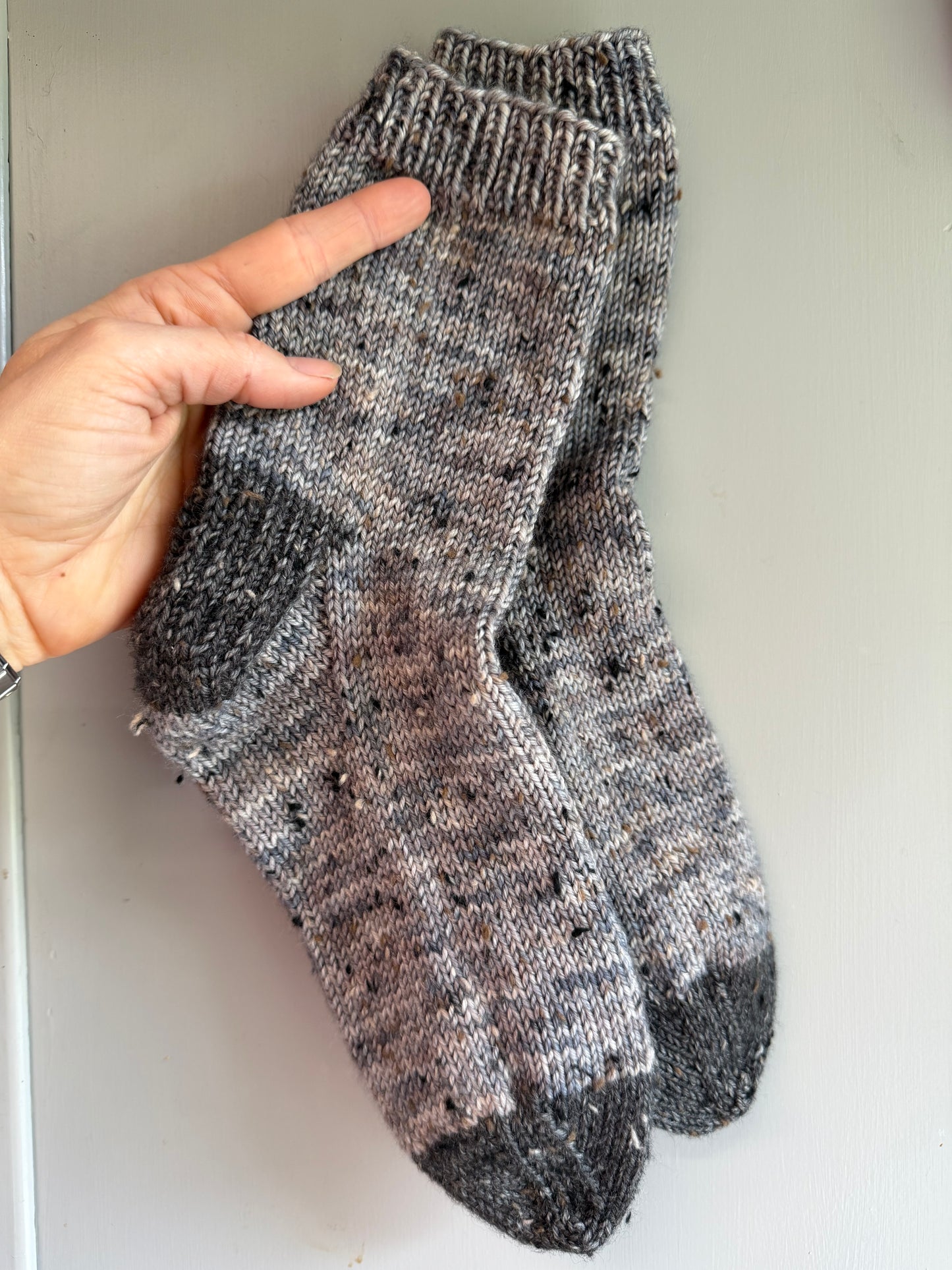 A Cat Named Mouse - Sock Set- Dyed to Order - Sweet Pea & Sparrow Hand Dyed Yarns