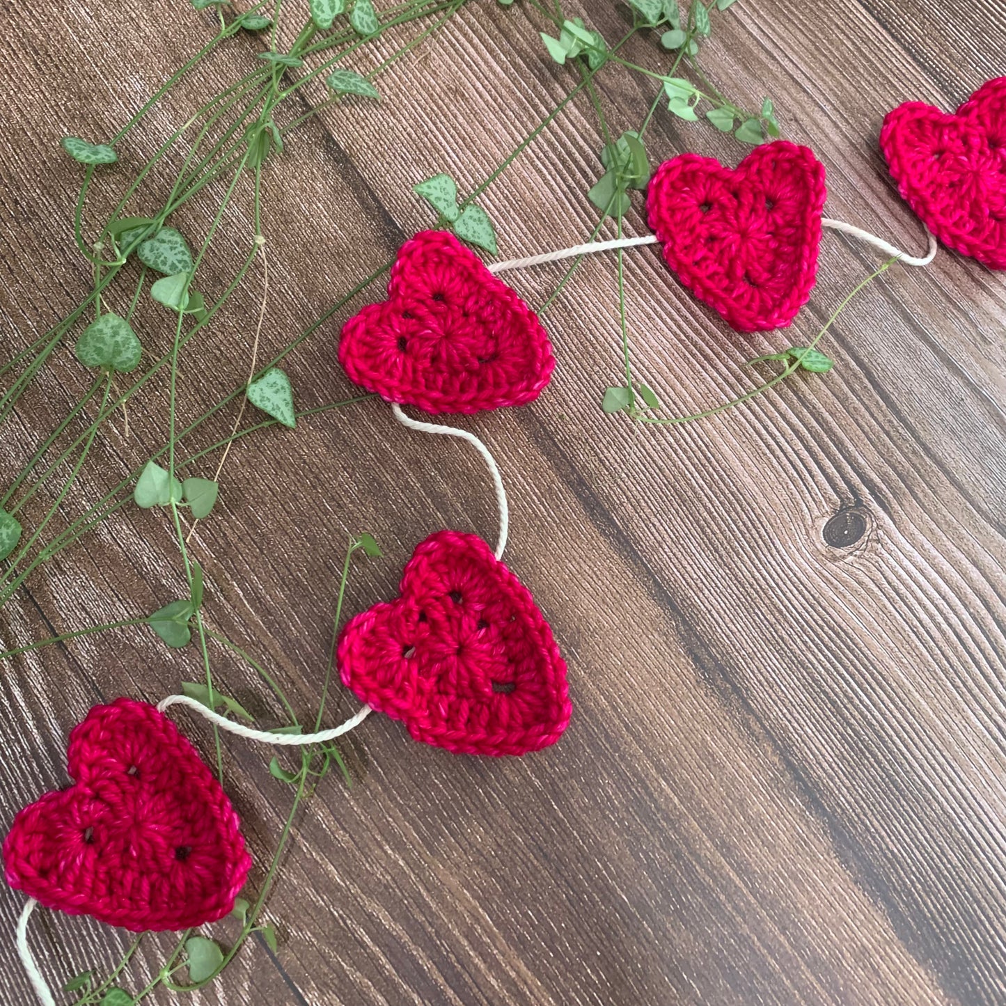 PDF Pattern - String of Hearts - Crochet Garland Pattern