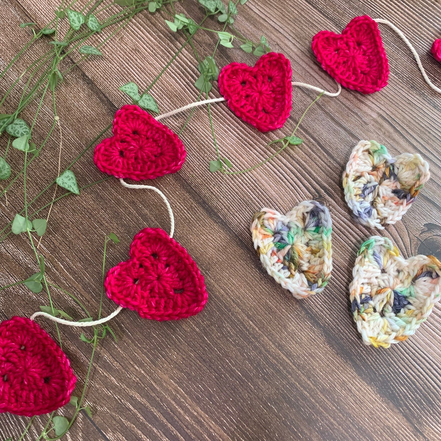PDF Pattern - String of Hearts - Crochet Garland Pattern