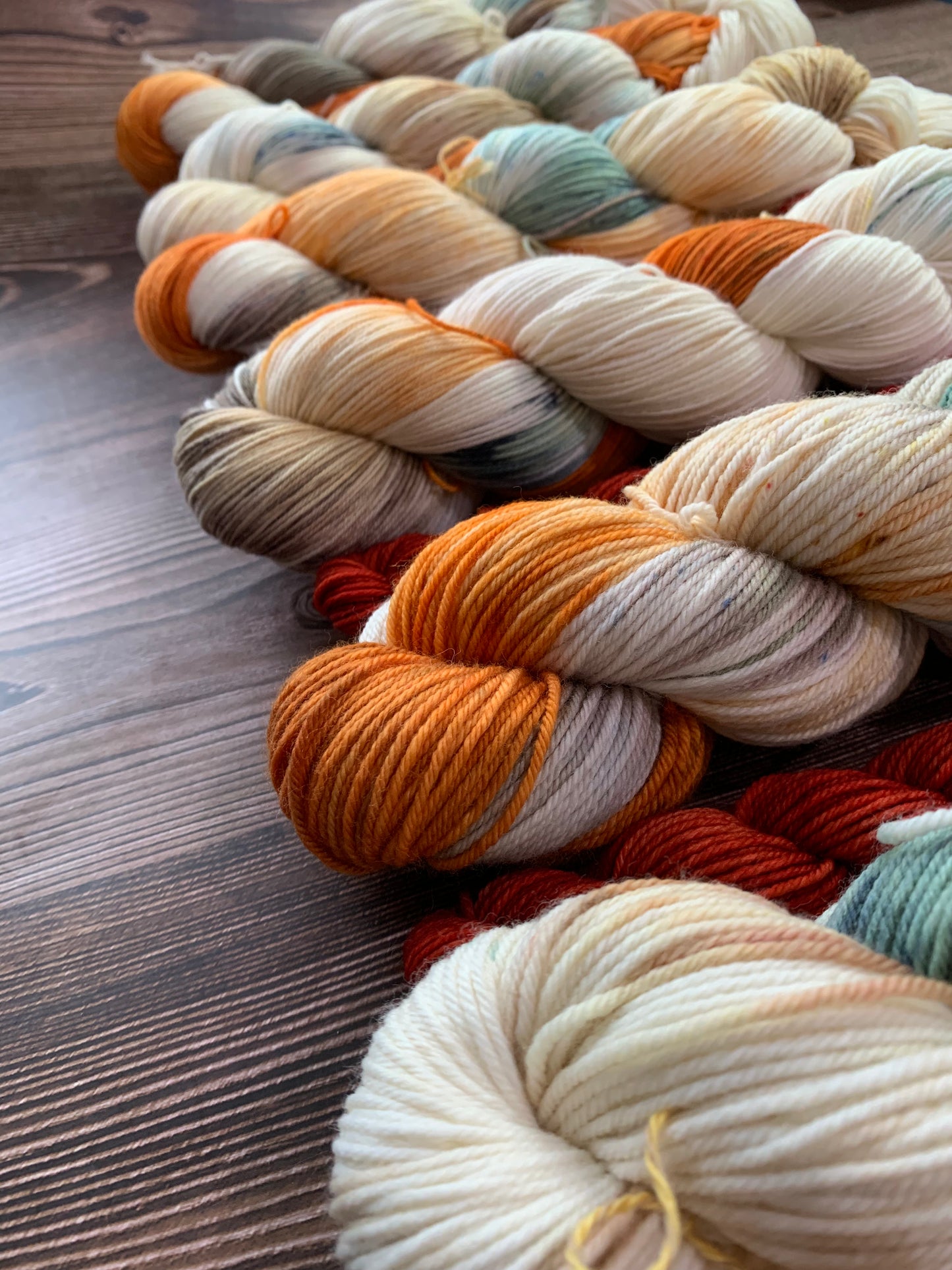 A Season of Beginning and Anew- Sock Set- Dyed to Order - Sweet Pea & Sparrow Hand Dyed Yarns