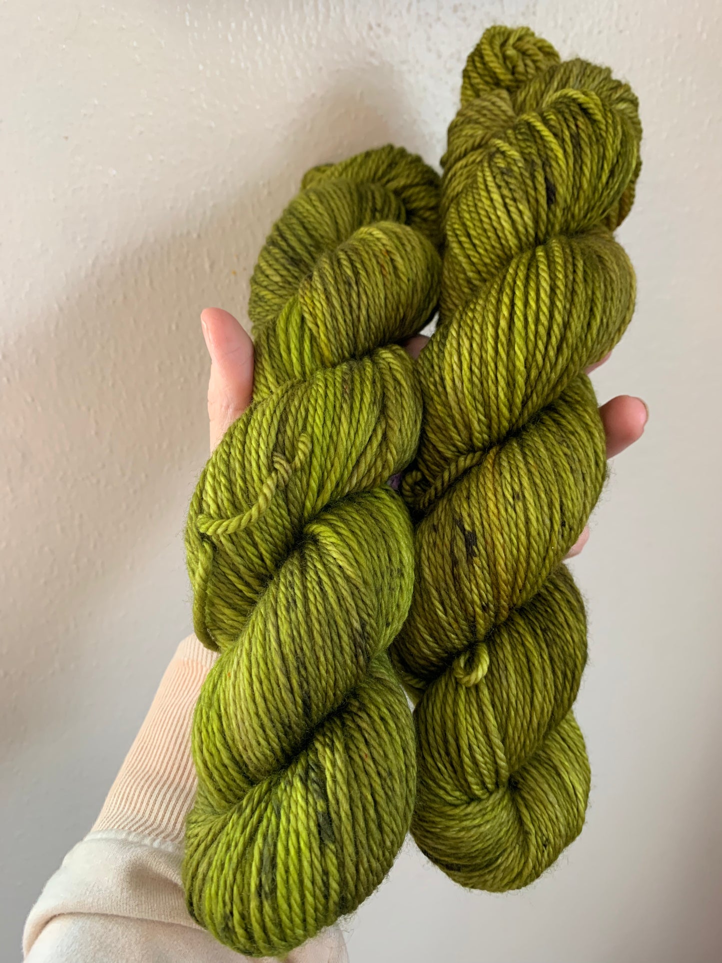 Avocado Pie- Dyed to Order - Sweet Pea & Sparrow Hand Dyed Yarns
