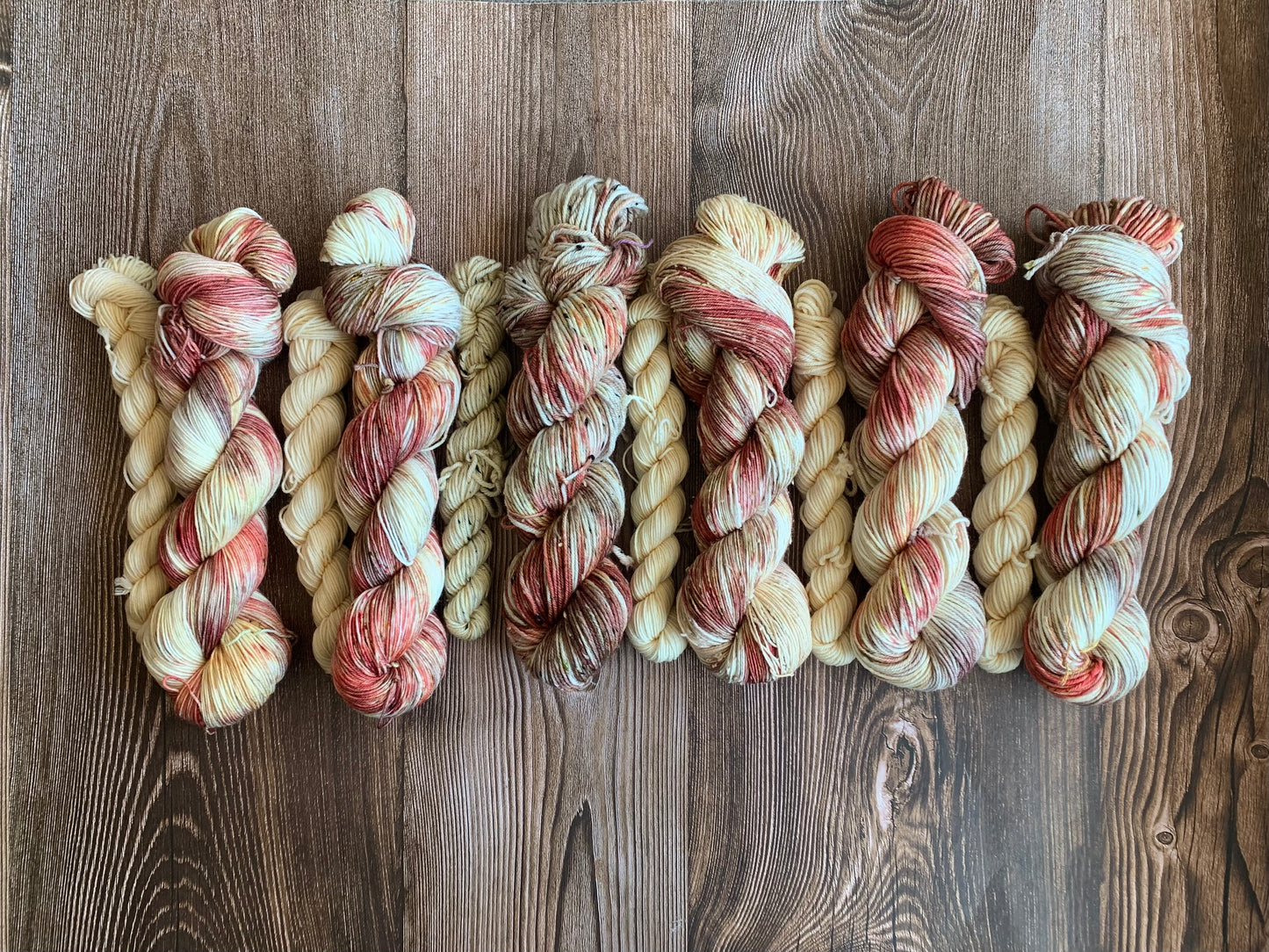 Salt Scrub and Champage- Sock Set- Dyed to Order - Sweet Pea & Sparrow Hand Dyed Yarns