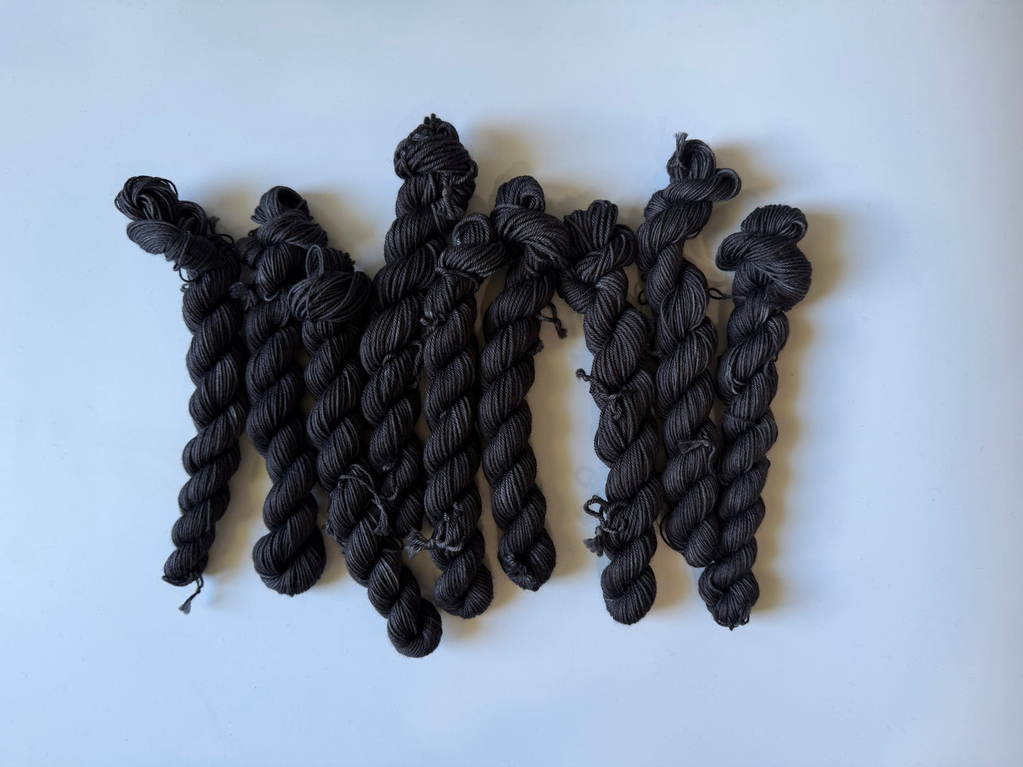 Black Magpie- Dyed to Order - Sweet Pea & Sparrow Hand Dyed Yarns