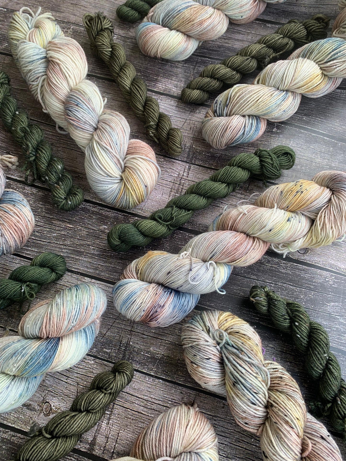 June- Sock Set- Dyed to Order - Sweet Pea & Sparrow Hand Dyed Yarns