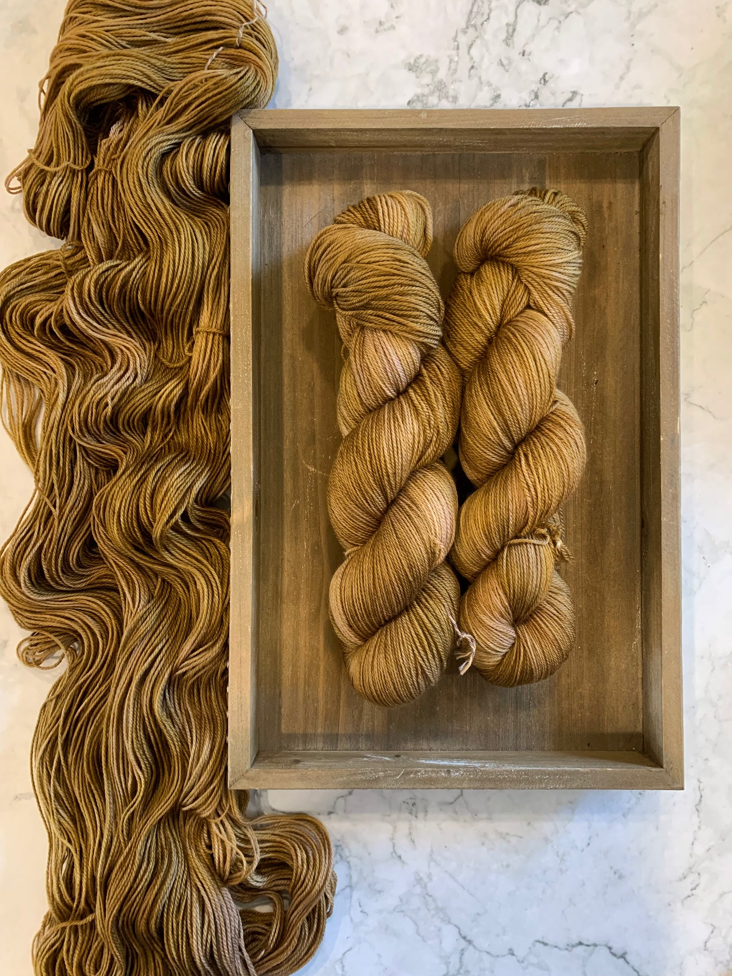 Onion Skins - Dyed to Order - Sweet Pea & Sparrow Hand Dyed Yarns