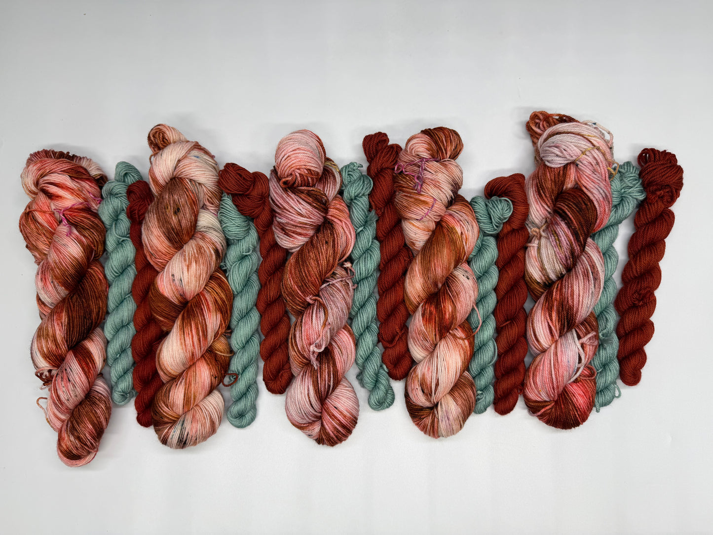 Atlas Moth & Sage/Farmhouse- Sock Set- Dyed to Order - Sweet Pea & Sparrow Hand Dyed Yarns