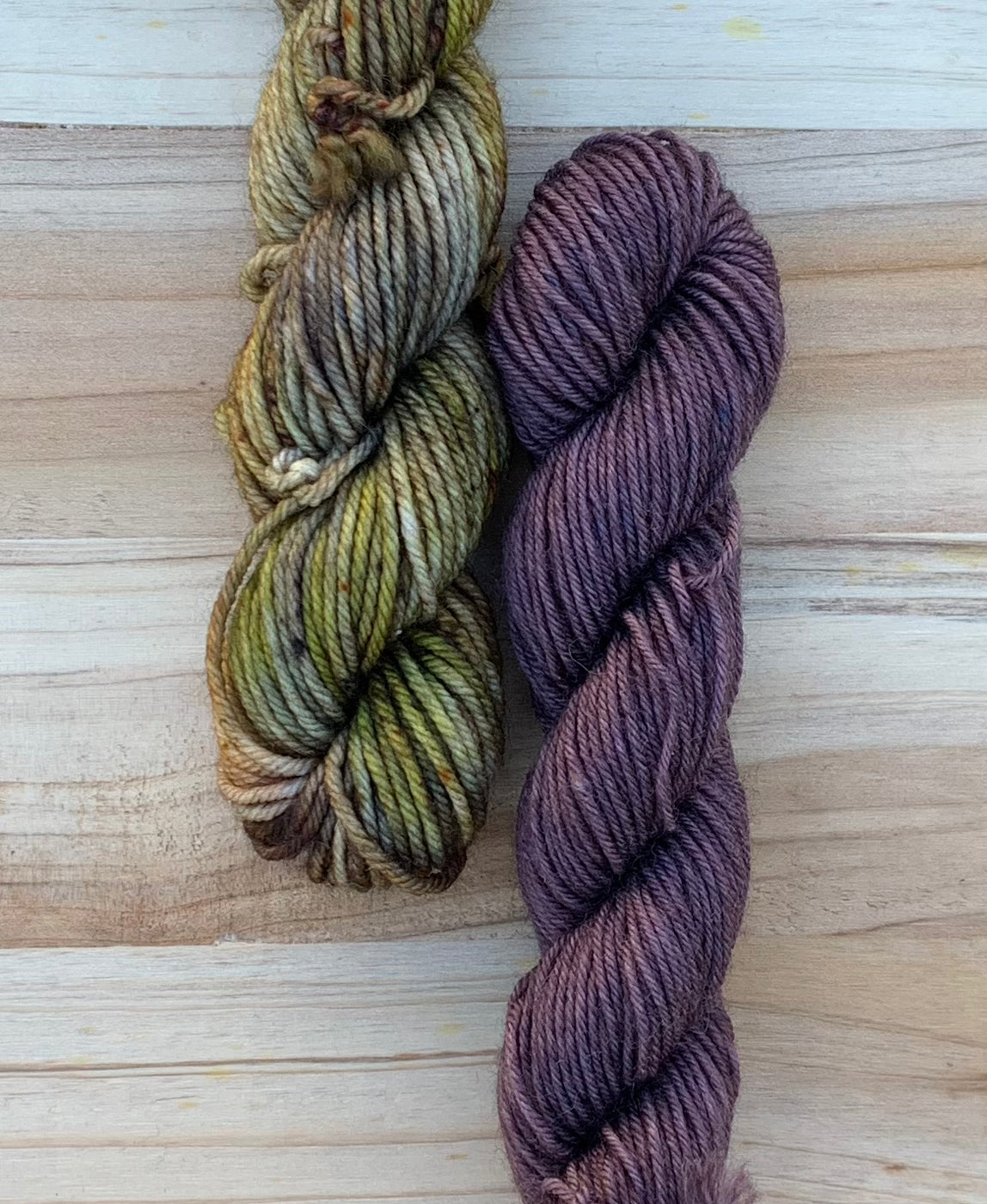 North Woods Knits Co & Sweet Pea & Sparrow - Collab Sock Set - Dyed to Order - Sweet Pea & Sparrow Hand Dyed Yarns