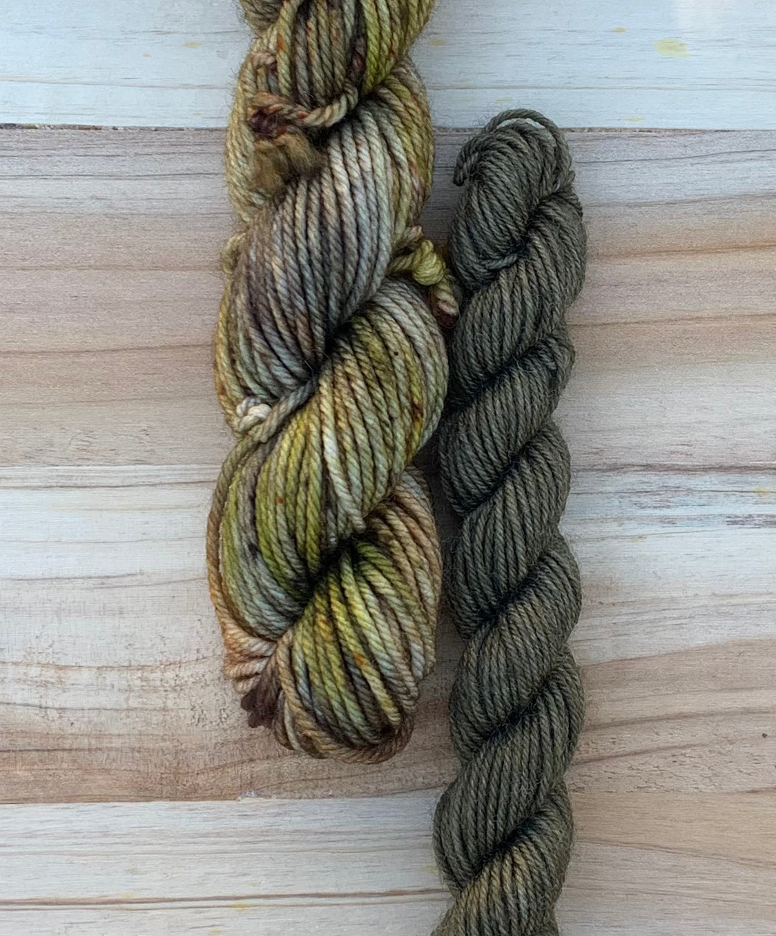 North Woods Knits Co & Sweet Pea & Sparrow - Collab Sock Set - Dyed to Order - Sweet Pea & Sparrow Hand Dyed Yarns