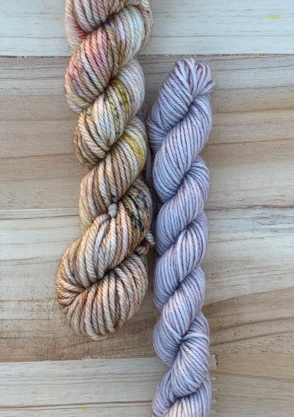 North Woods Knits Co & Sweet Pea & Sparrow - Collab Sock Set - Dyed to Order - Sweet Pea & Sparrow Hand Dyed Yarns