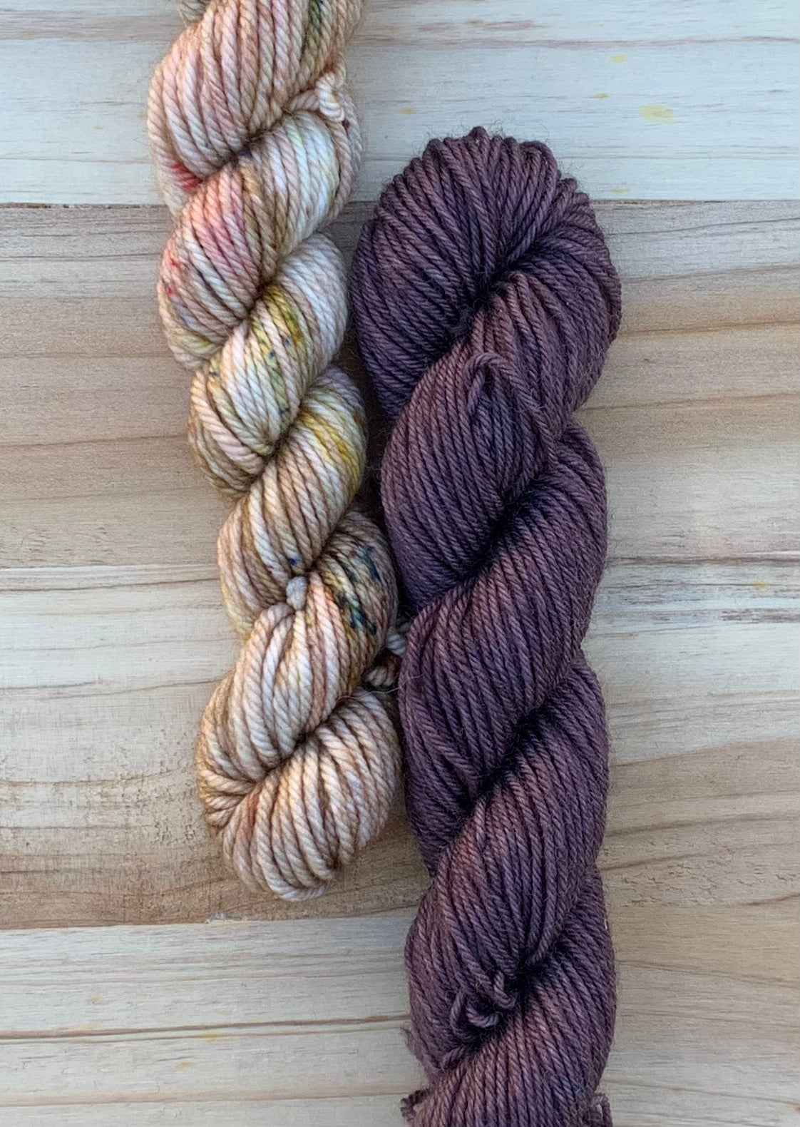 North Woods Knits Co & Sweet Pea & Sparrow - Collab Sock Set - Dyed to Order - Sweet Pea & Sparrow Hand Dyed Yarns