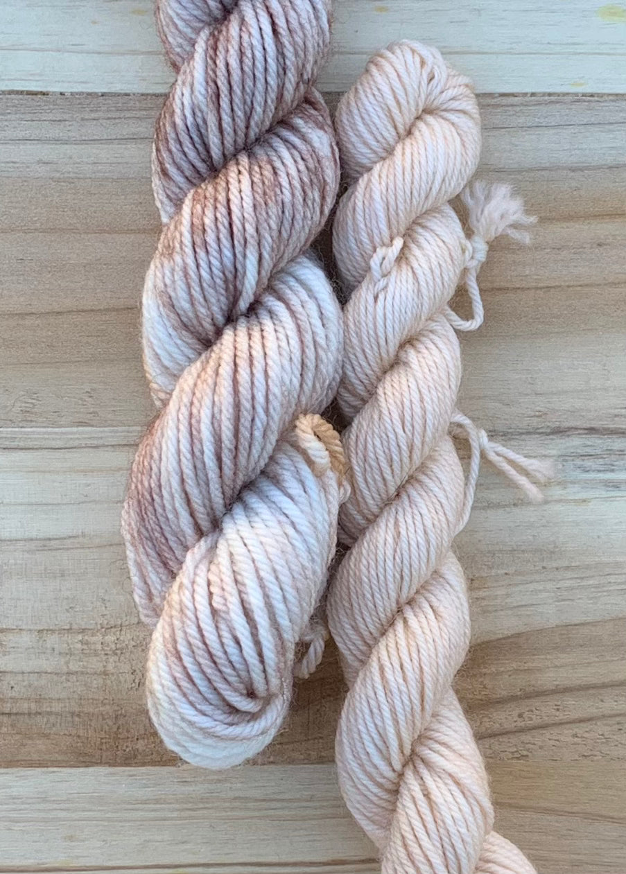 North Woods Knits Co & Sweet Pea & Sparrow - Collab Sock Set - Dyed to Order - Sweet Pea & Sparrow Hand Dyed Yarns