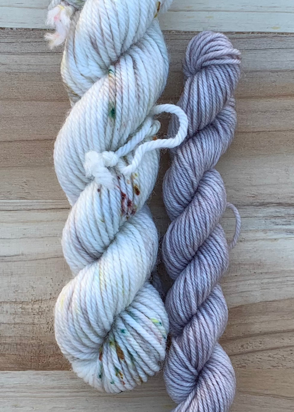 North Woods Knits Co & Sweet Pea & Sparrow - Collab Sock Set - Dyed to Order - Sweet Pea & Sparrow Hand Dyed Yarns