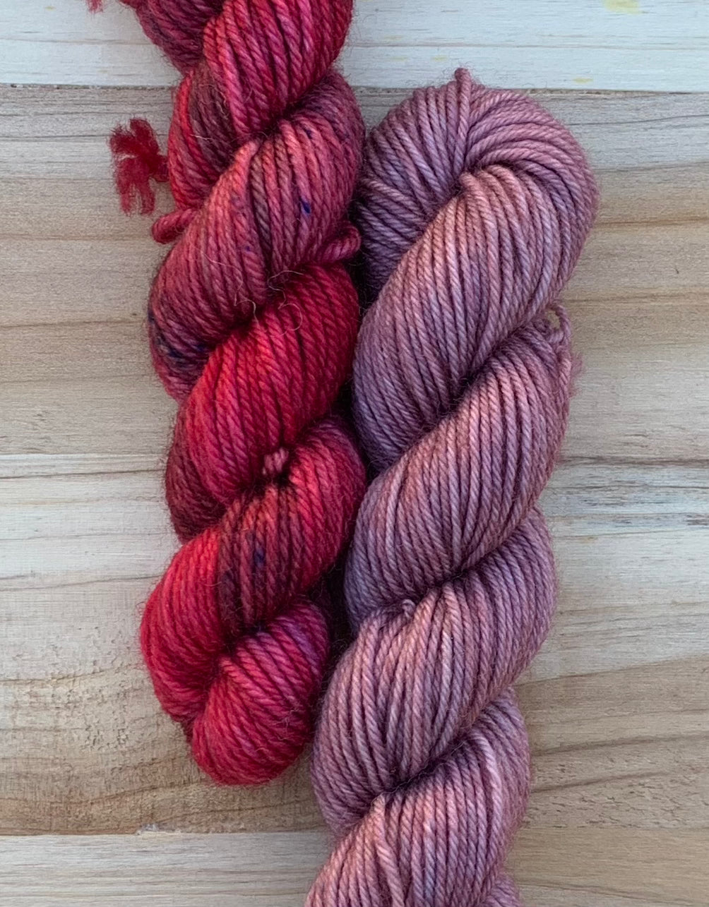 North Woods Knits Co & Sweet Pea & Sparrow - Collab Sock Set - Dyed to Order - Sweet Pea & Sparrow Hand Dyed Yarns