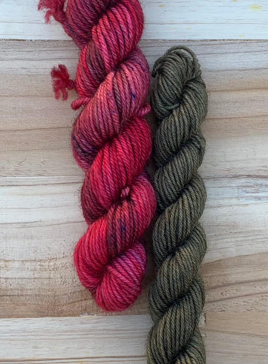North Woods Knits Co & Sweet Pea & Sparrow - Collab Sock Set - Dyed to Order - Sweet Pea & Sparrow Hand Dyed Yarns
