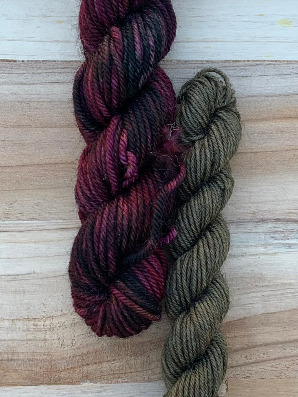 North Woods Knits Co & Sweet Pea & Sparrow - Collab Sock Set - Dyed to Order - Sweet Pea & Sparrow Hand Dyed Yarns