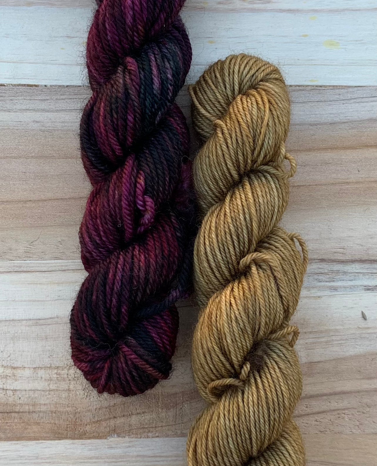 North Woods Knits Co & Sweet Pea & Sparrow - Collab Sock Set - Dyed to Order - Sweet Pea & Sparrow Hand Dyed Yarns
