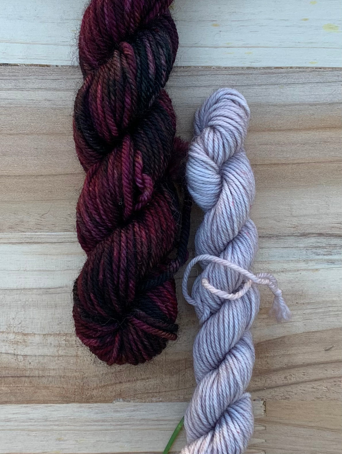 North Woods Knits Co & Sweet Pea & Sparrow - Collab Sock Set - Dyed to Order - Sweet Pea & Sparrow Hand Dyed Yarns
