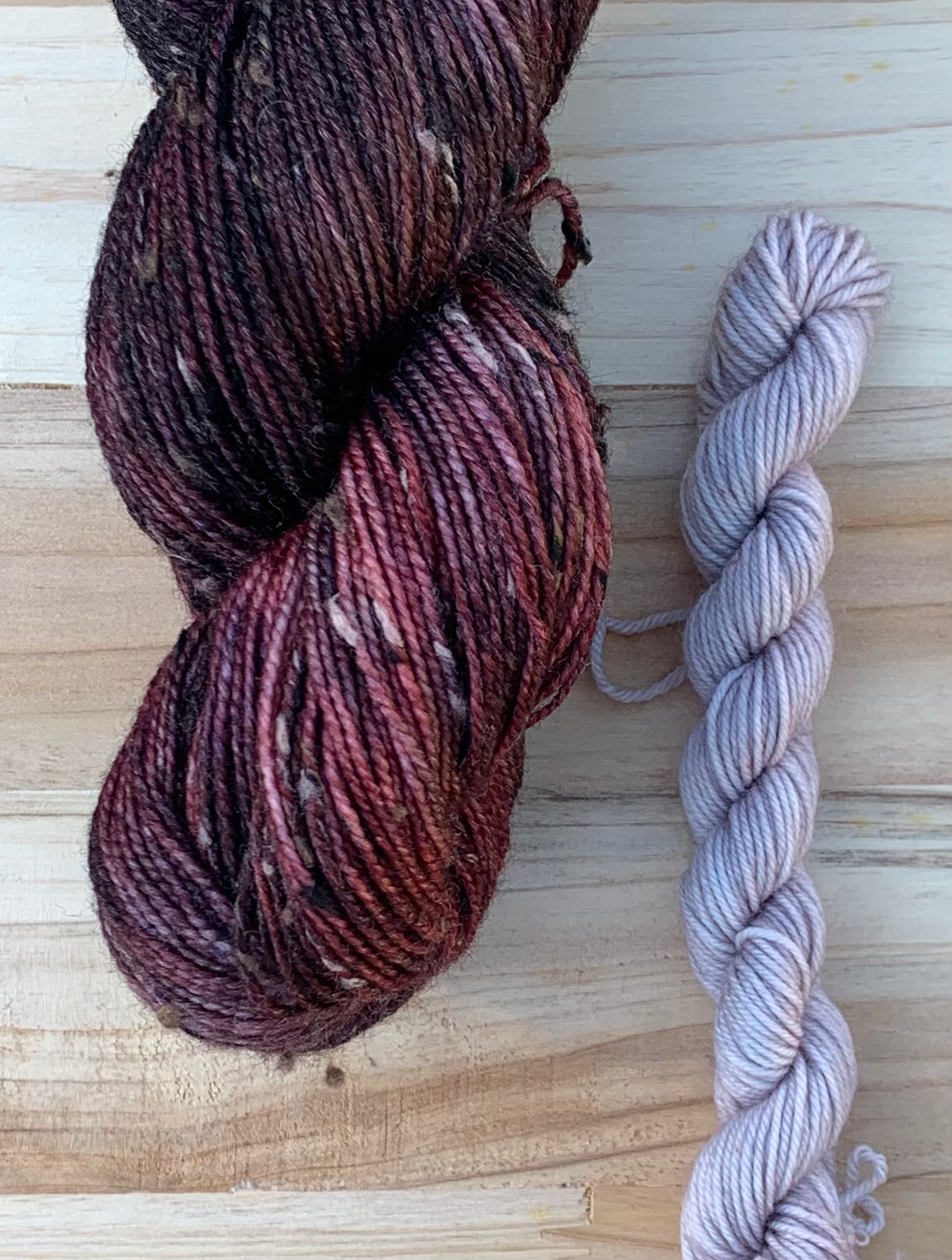 North Woods Knits Co & Sweet Pea & Sparrow - Collab Sock Set - Dyed to Order - Sweet Pea & Sparrow Hand Dyed Yarns