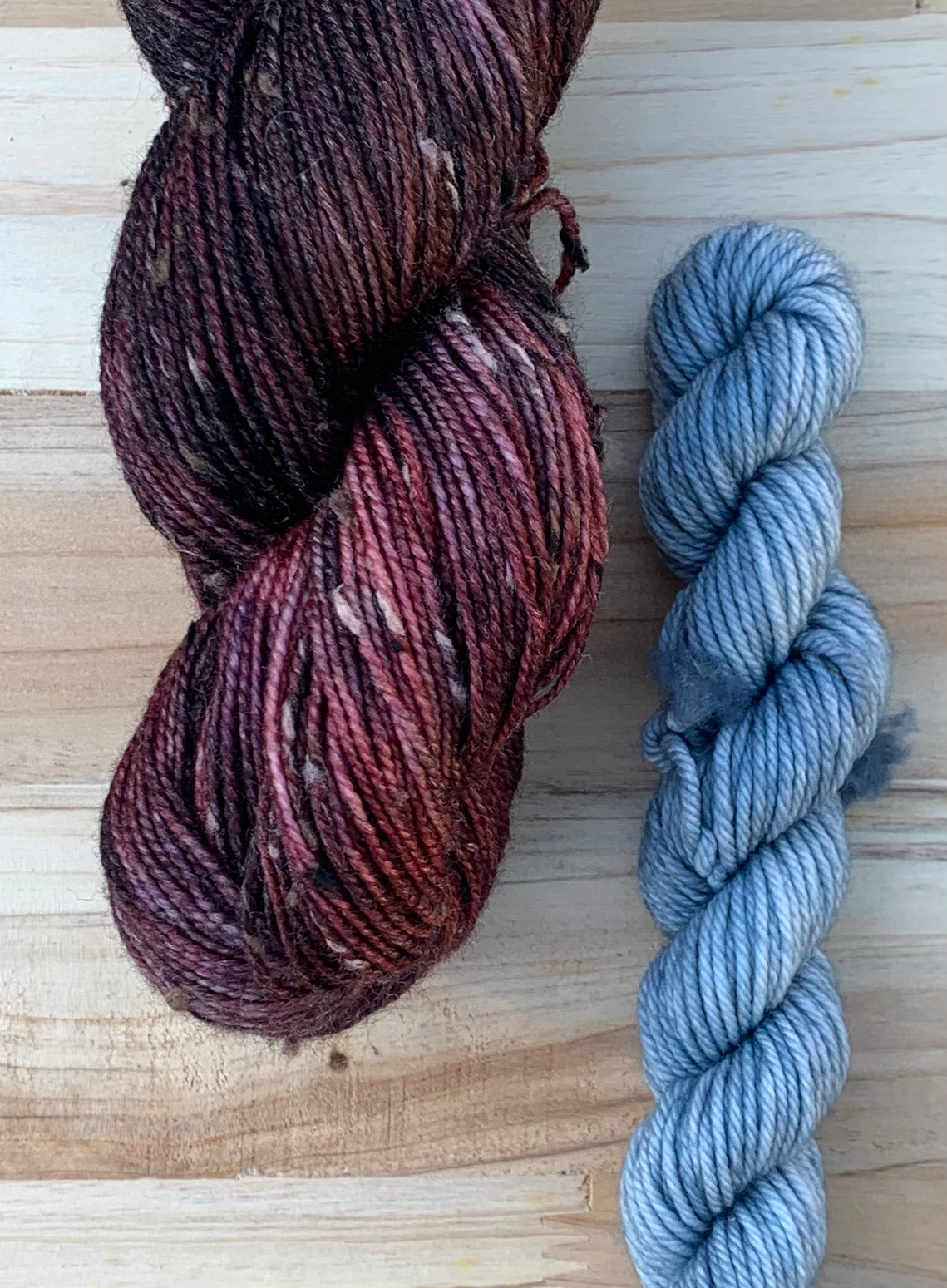 North Woods Knits Co & Sweet Pea & Sparrow - Collab Sock Set - Dyed to Order - Sweet Pea & Sparrow Hand Dyed Yarns