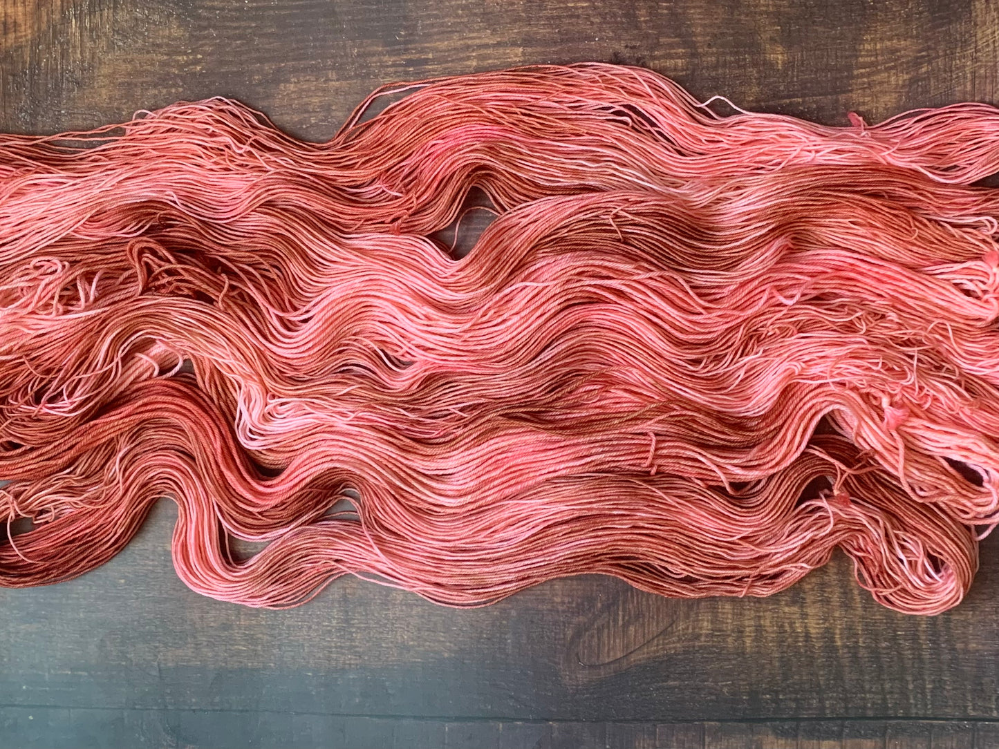 Peachy- Dyed to Order - Sweet Pea & Sparrow Hand Dyed Yarns