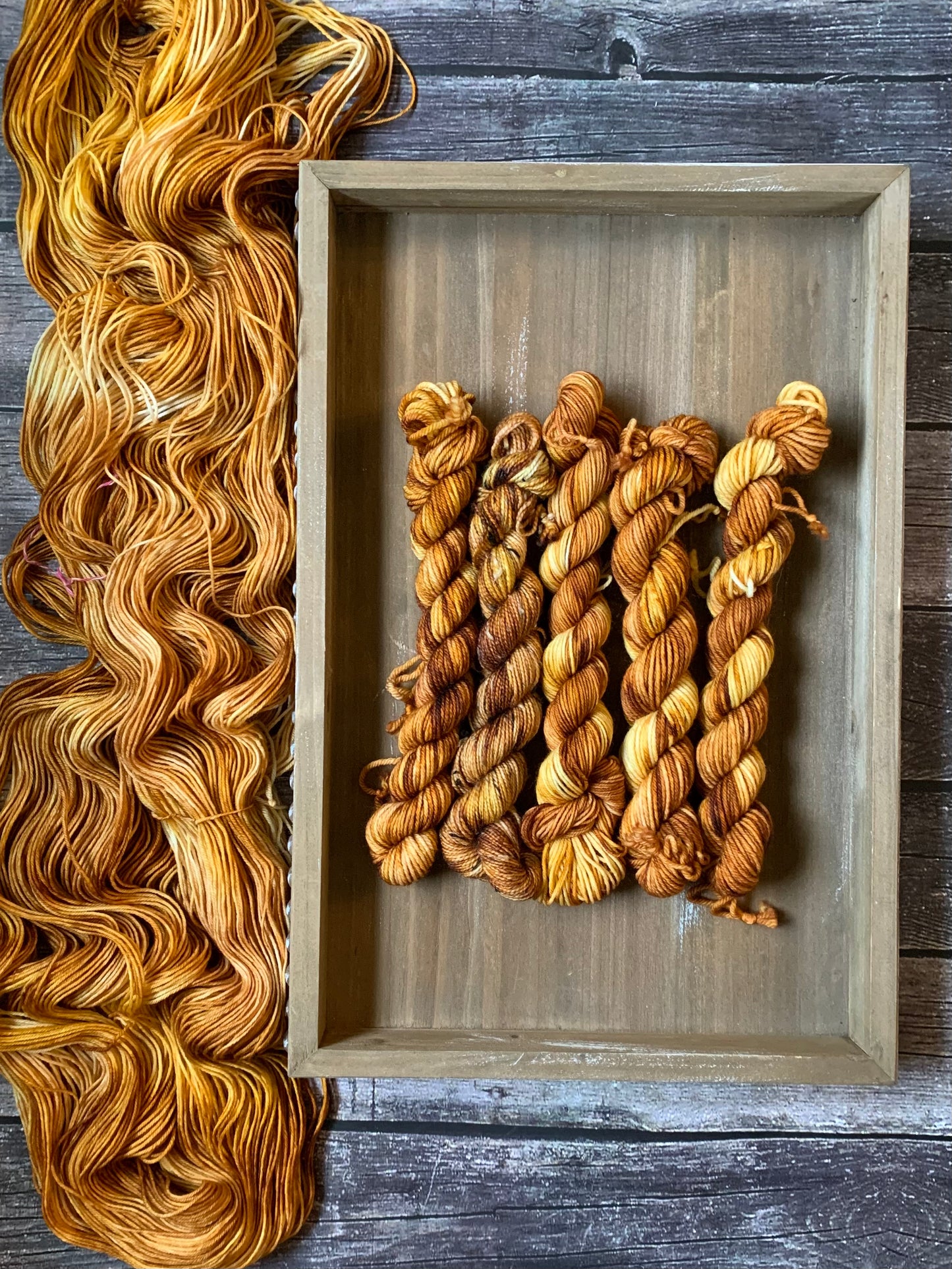 Caramel Sauce - Dyed to Order - Sweet Pea & Sparrow Hand Dyed Yarns