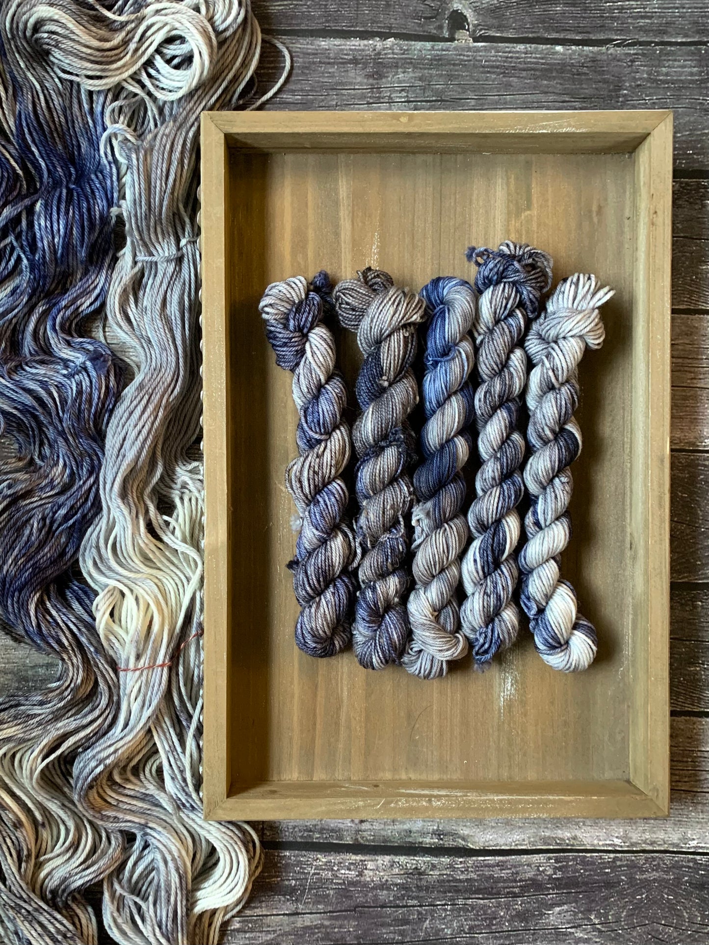 Frozen Lake - Dyed to Order - Sweet Pea & Sparrow Hand Dyed Yarns