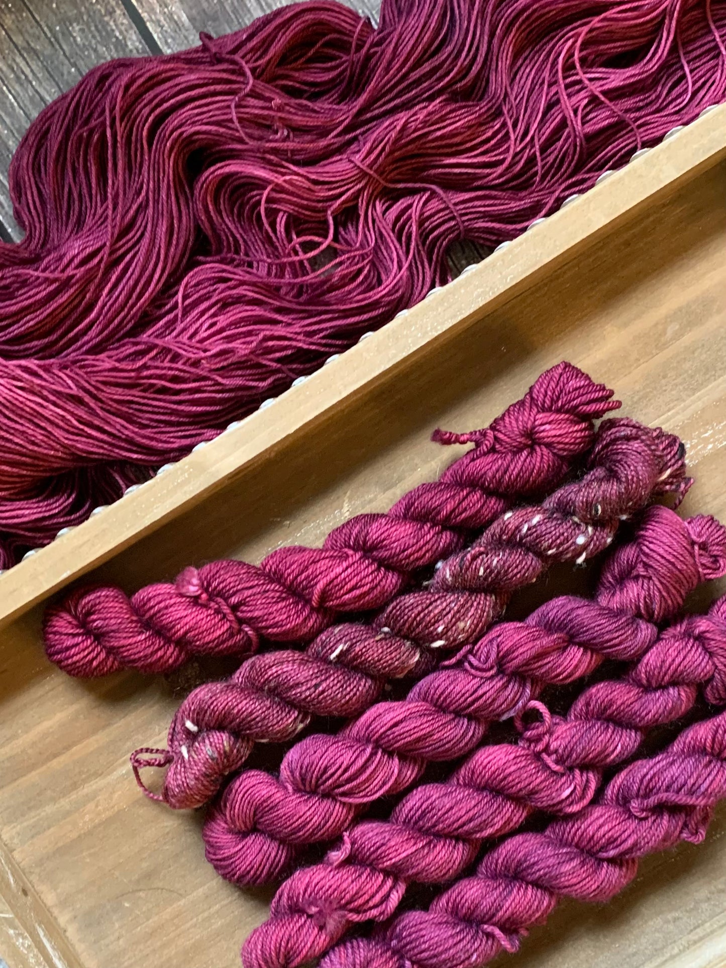 Wine Please - Dyed to Order - Sweet Pea & Sparrow Hand Dyed Yarns