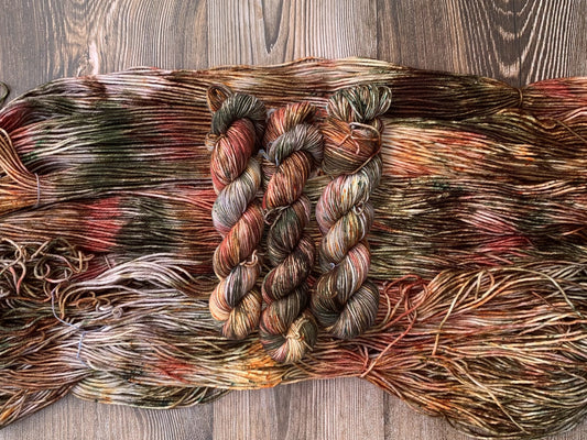 Secrets are in the Cosmos -  Dyed to Order - Sweet Pea & Sparrow Hand Dyed Yarns
