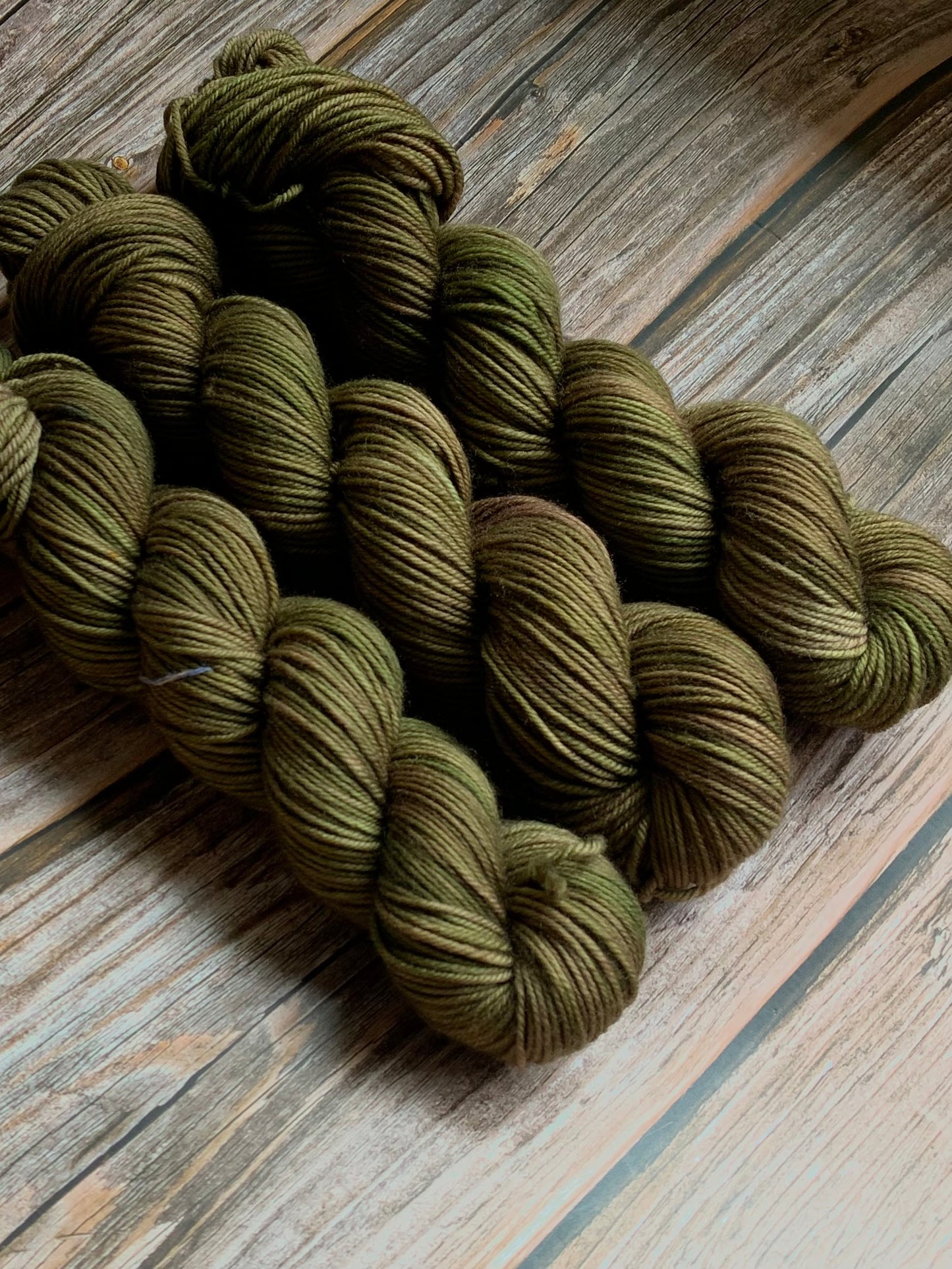 Olive Sparrow -  Dyed to Order - Sweet Pea & Sparrow Hand Dyed Yarns