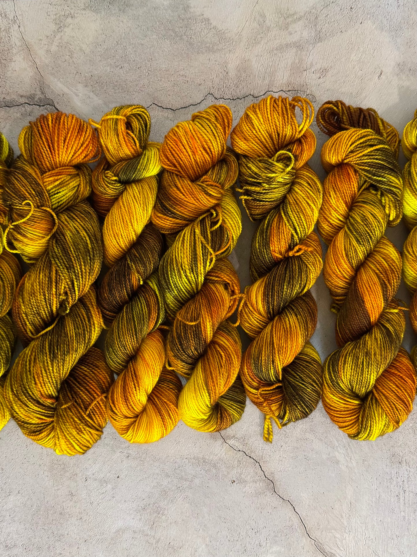 Deconstructed Pickle Juice-  Dyed to Order - Sweet Pea & Sparrow Hand Dyed Yarns