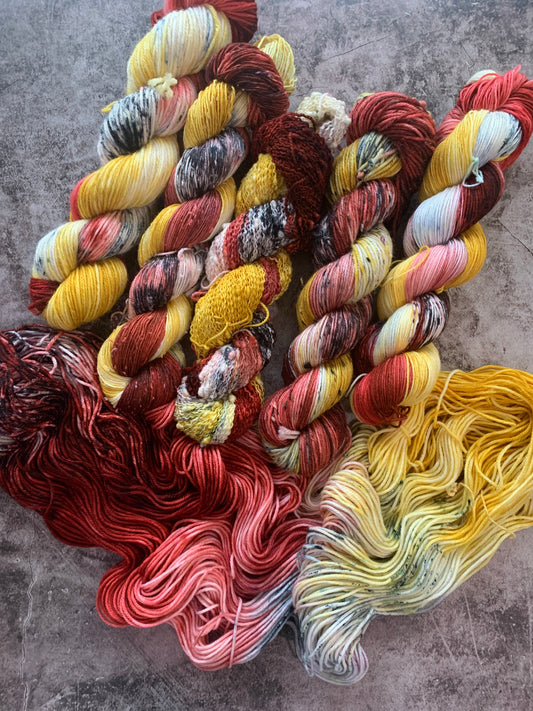Off With Her Head-  Dyed to Order - Sweet Pea & Sparrow Hand Dyed Yarns