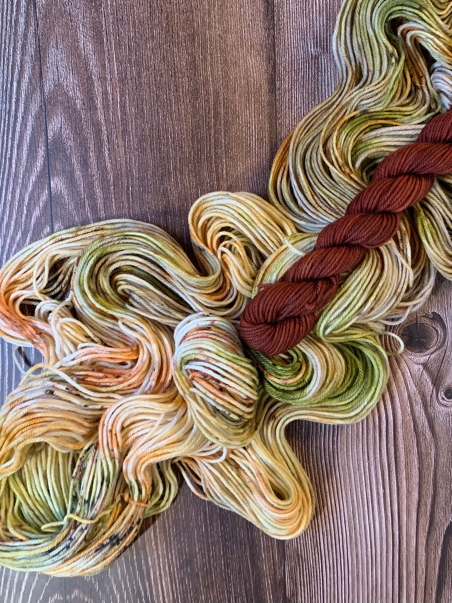 Quilted & Warm Cloves- Sock Set- Collab with K by K Collections -  Dyed to Order - Sweet Pea & Sparrow Hand Dyed Yarns