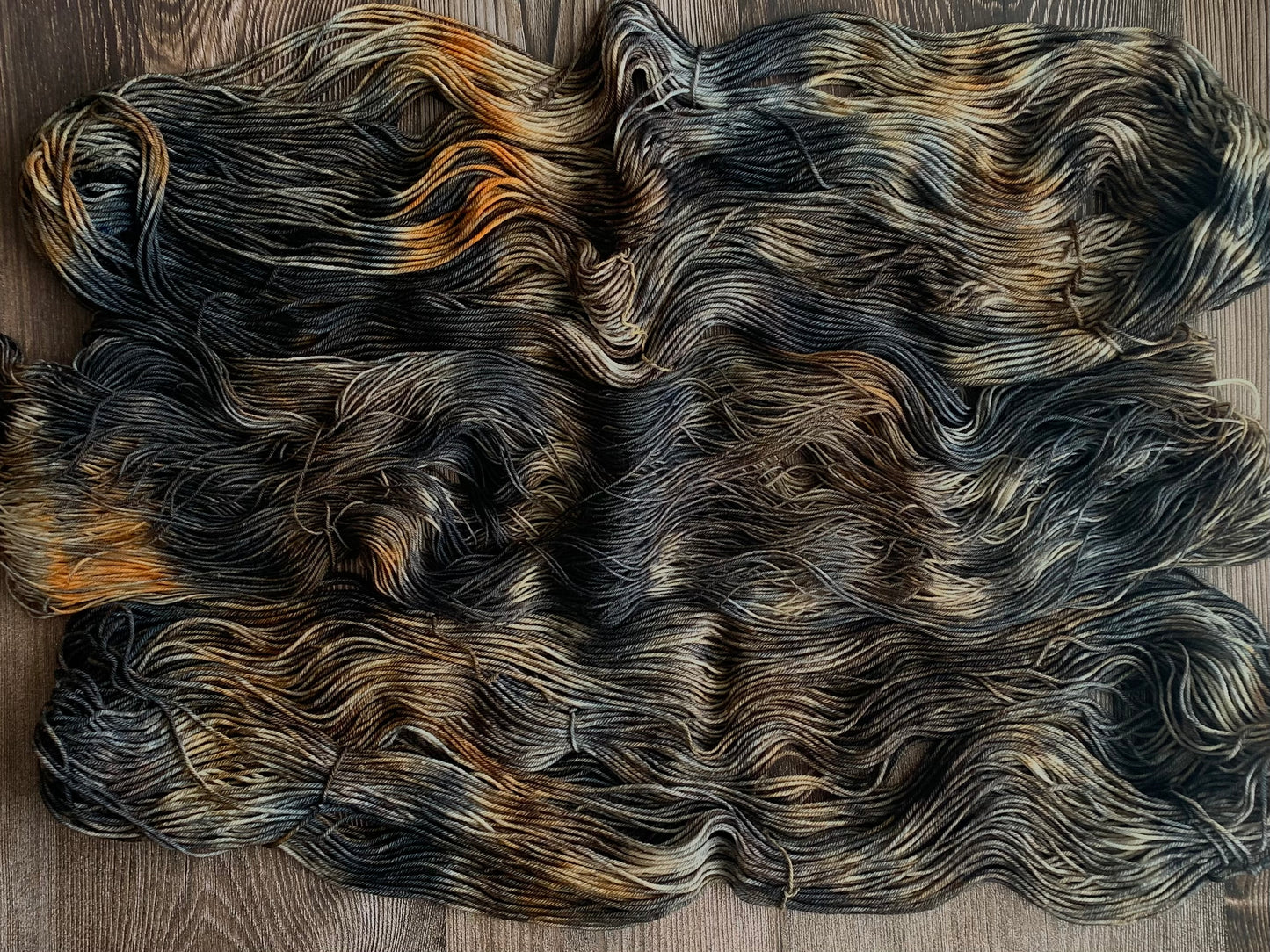 Shou Sugi Ban -  Dyed to Order - Sweet Pea & Sparrow Hand Dyed Yarns