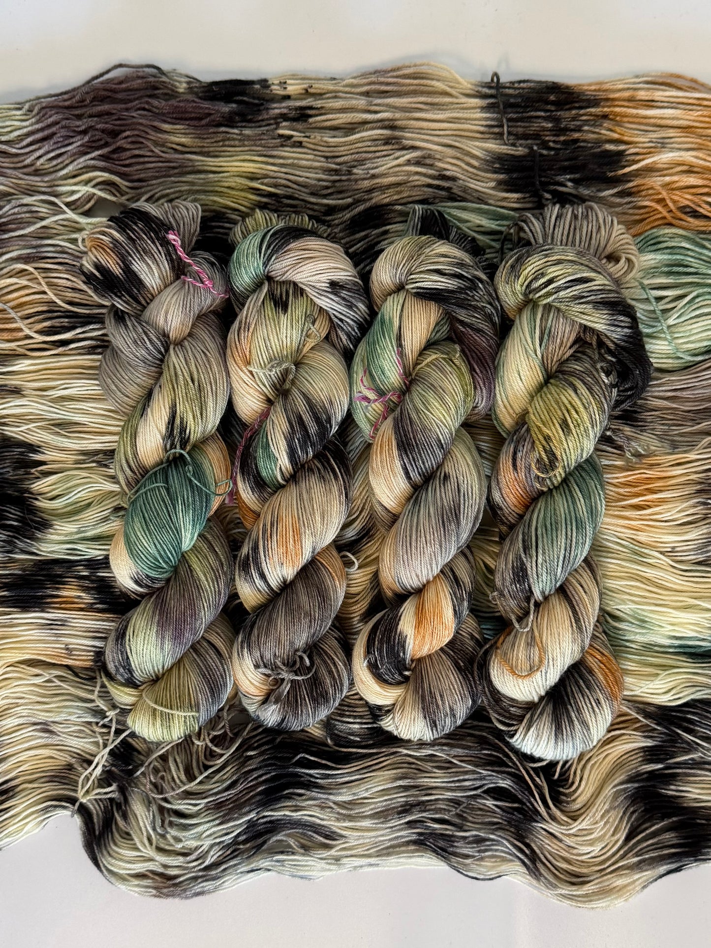 Butterfly Effect-  Dyed to Order - Sweet Pea & Sparrow Hand Dyed Yarns - August Flutter  Club