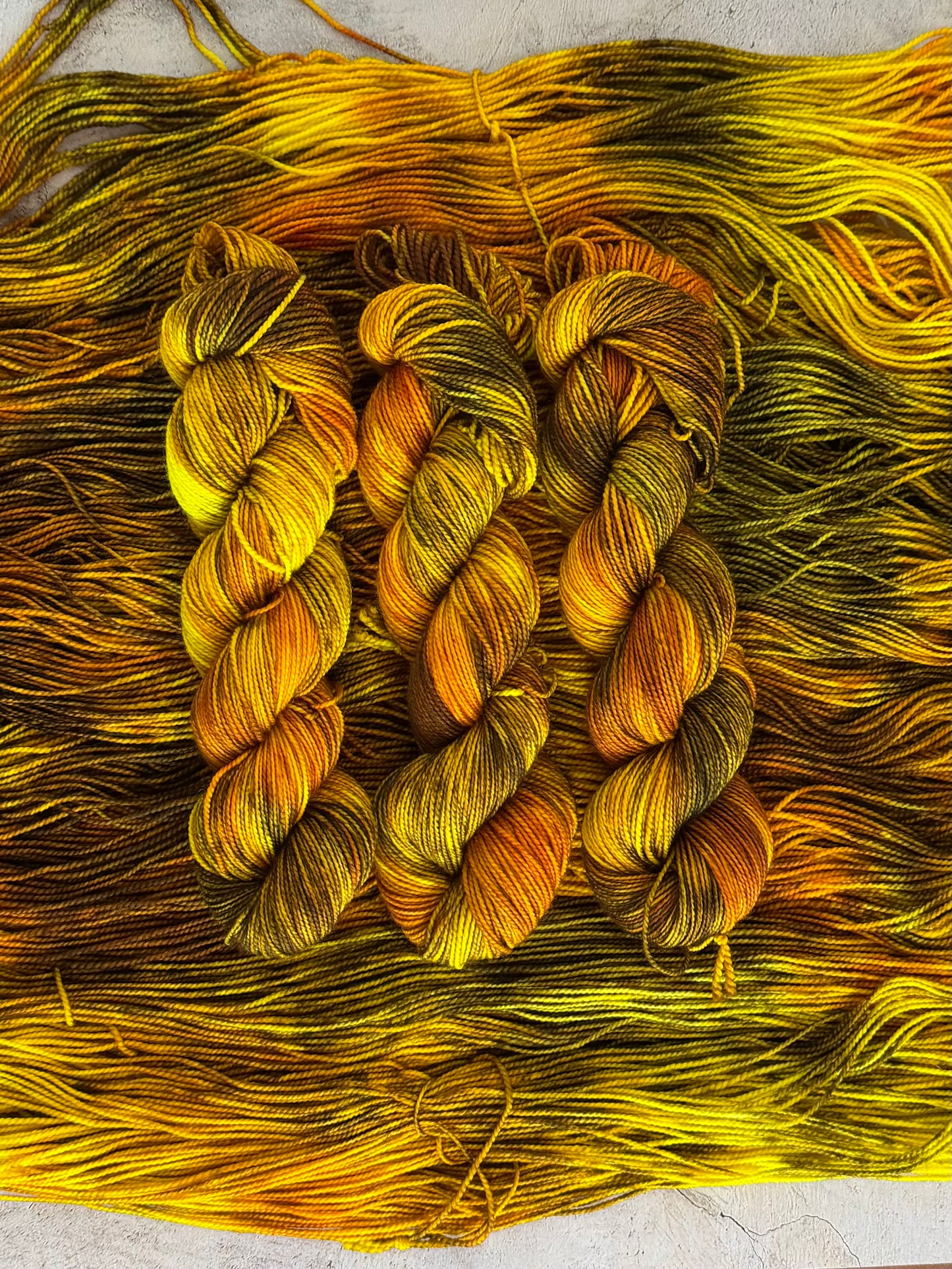 Deconstructed Pickle Juice-  Dyed to Order - Sweet Pea & Sparrow Hand Dyed Yarns