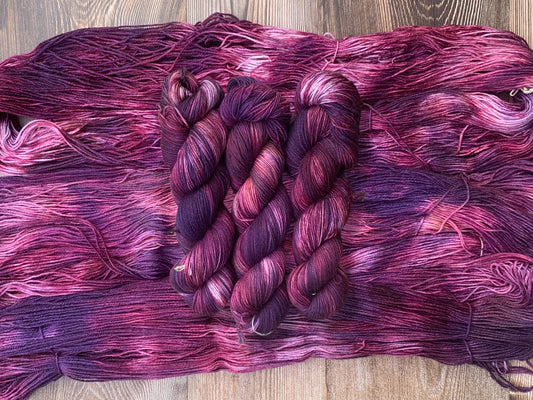 Plum Dandy -  Dyed to Order - Sweet Pea & Sparrow Hand Dyed Yarns