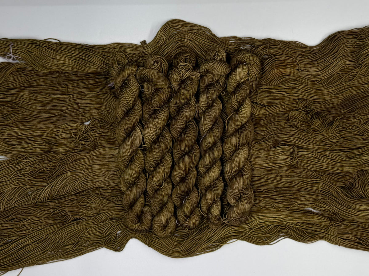 Olive Sparrow -  Dyed to Order - Sweet Pea & Sparrow Hand Dyed Yarns