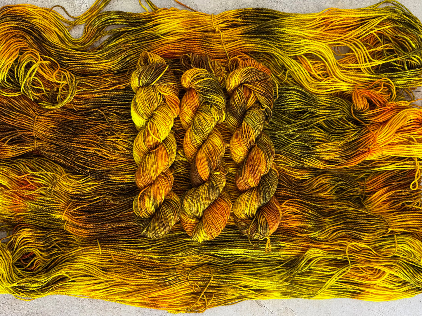 Deconstructed Pickle Juice-  Dyed to Order - Sweet Pea & Sparrow Hand Dyed Yarns