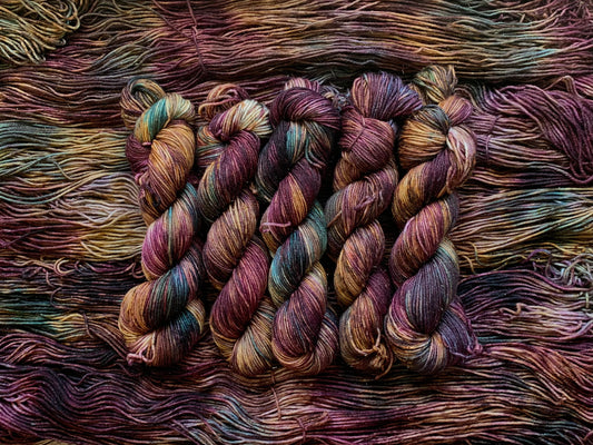 Highland Cow - Dyed to Order - Sweet Pea & Sparrow Hand Dyed Yarns
