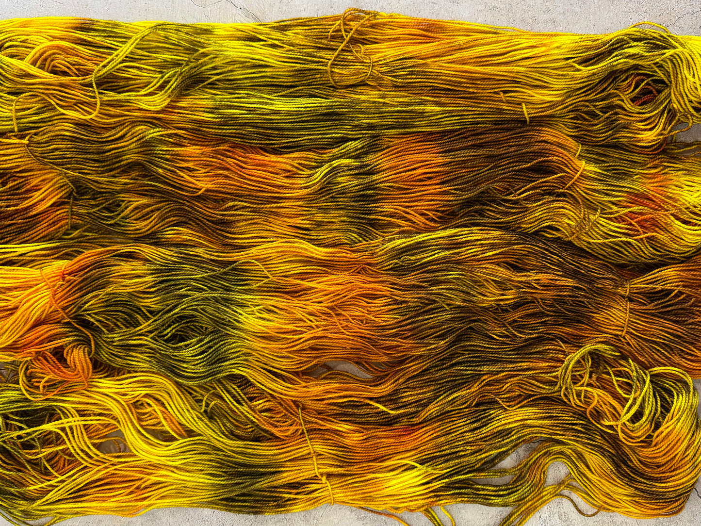 Deconstructed Pickle Juice-  Dyed to Order - Sweet Pea & Sparrow Hand Dyed Yarns