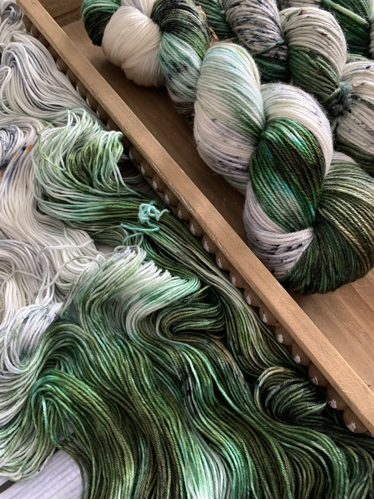 Green Barn- Life's Little Things Collection - Dyed to Order - Sweet Pea & Sparrow Hand Dyed Yarns